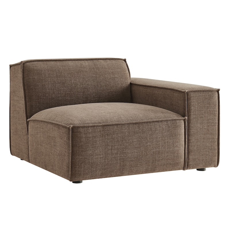Restore Performance Fabric Upholstered Right-Facing Modular Lounge Chair