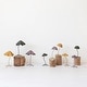 preview thumbnail 3 of 4, Paper and Metal Mushroom Accent Décor