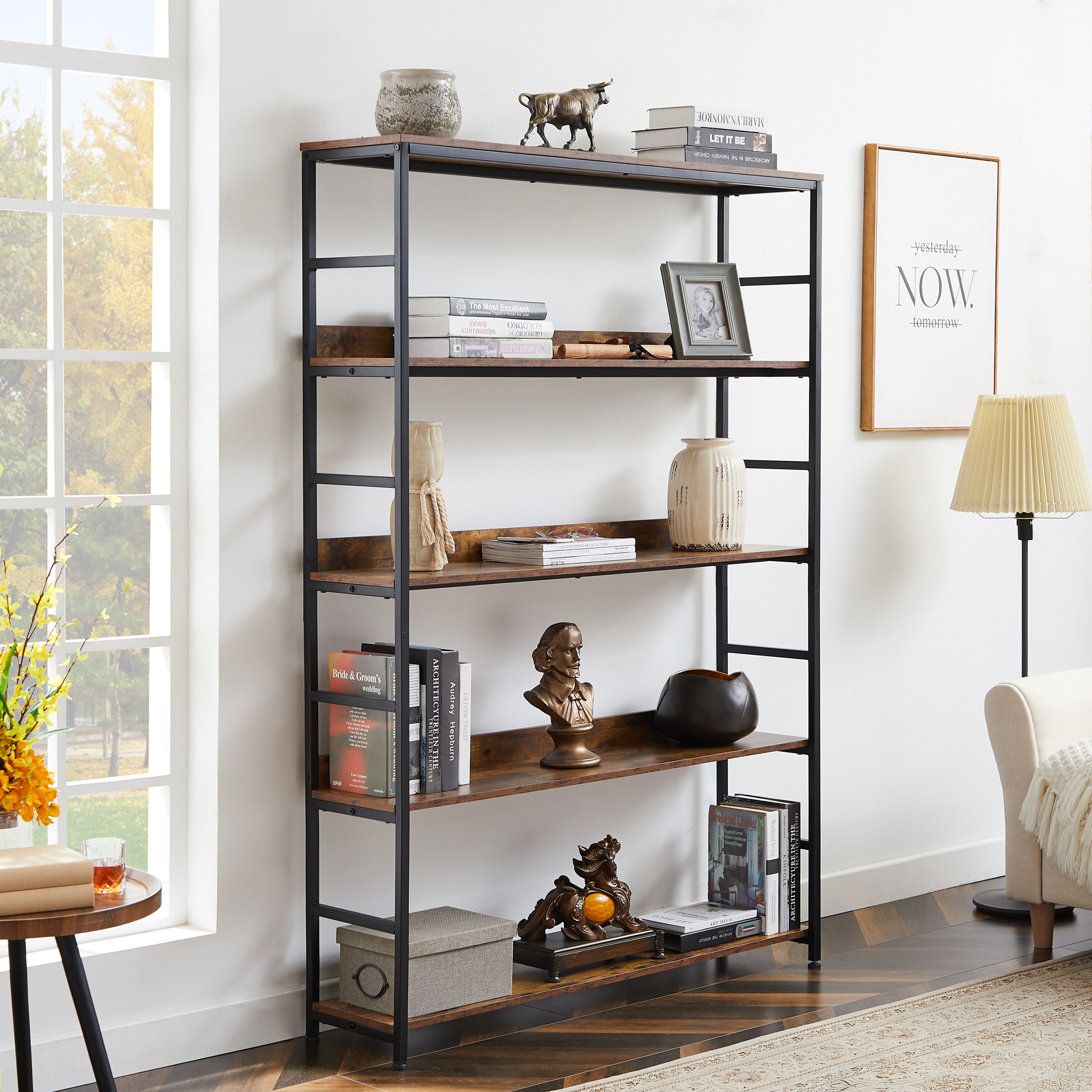 Large open shelving unit deals