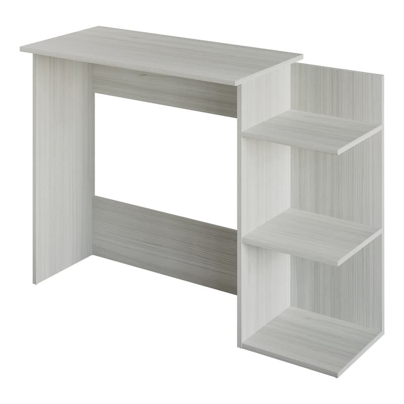 CraftPorch Classic 43 Inch Writing Desk with 3- Open Shelf