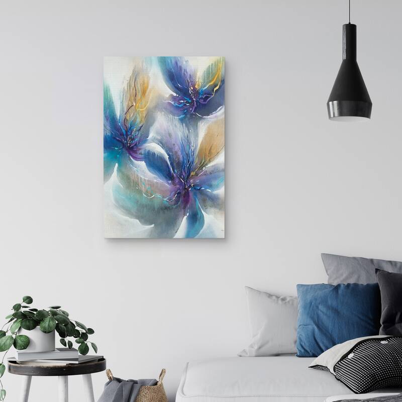 Amethyst Flicker by K. Nari Canvas Art Print