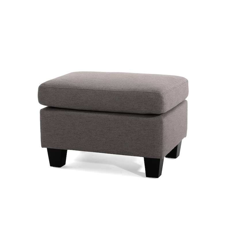 1PCS Fabric Ottoman