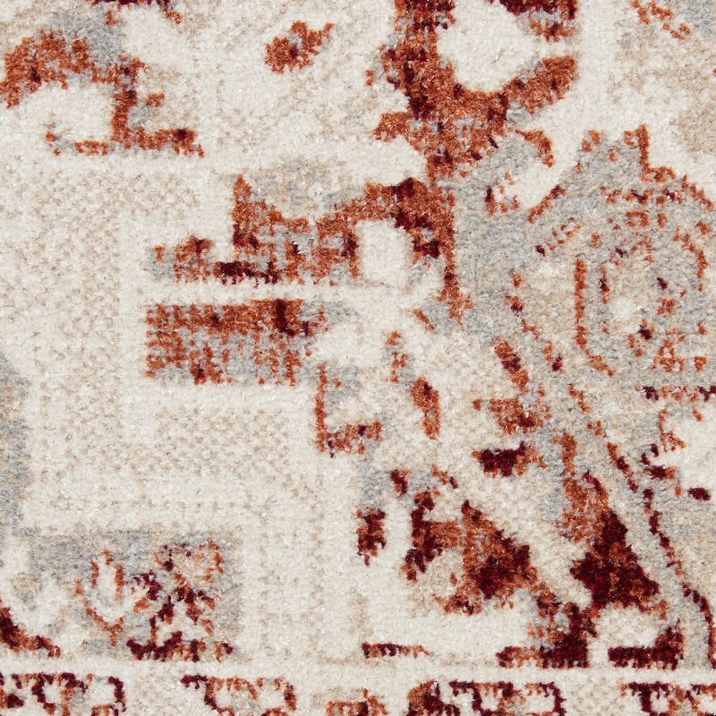 Nourison Geneva Traditional Bordered Area Rug.
