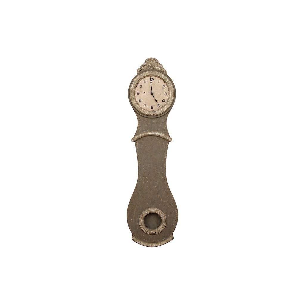 Decorative Reclaimed Wood Grandfather Style Wall Clock
