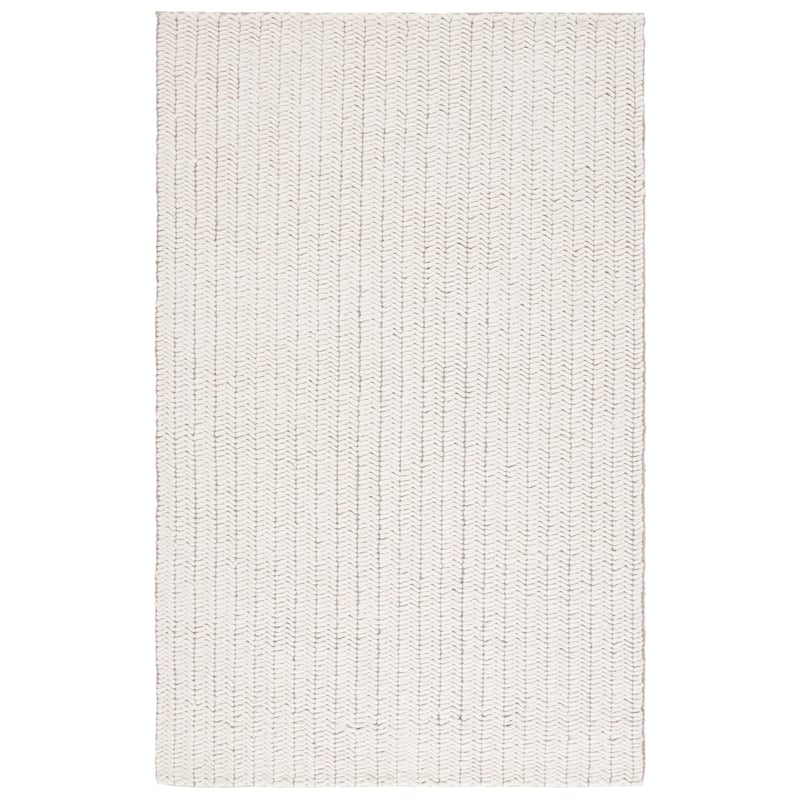 SAFAVIEH Hand-Loomed Natura Liselott Transitional Wool Rug - 4' x 6' - Ivory