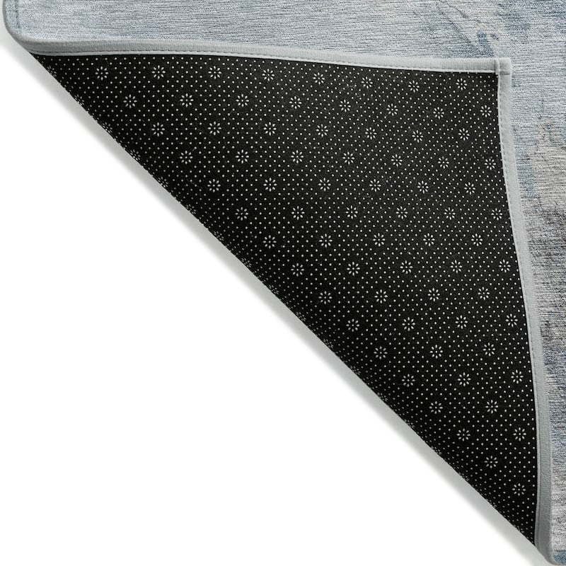 HomeRoots Abstract Transitional Rectangle Outdoor Rug
