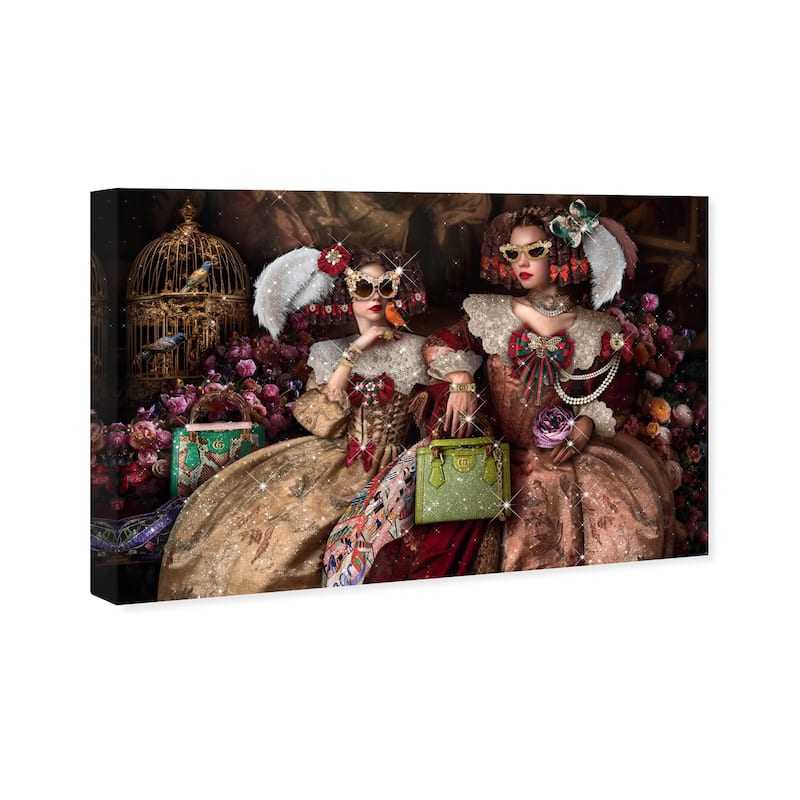 Wynwood Studio Canvas Fashion and Glam So Classy Glam Women Gold and Copper Rose Glam Wall Art Canvas Print