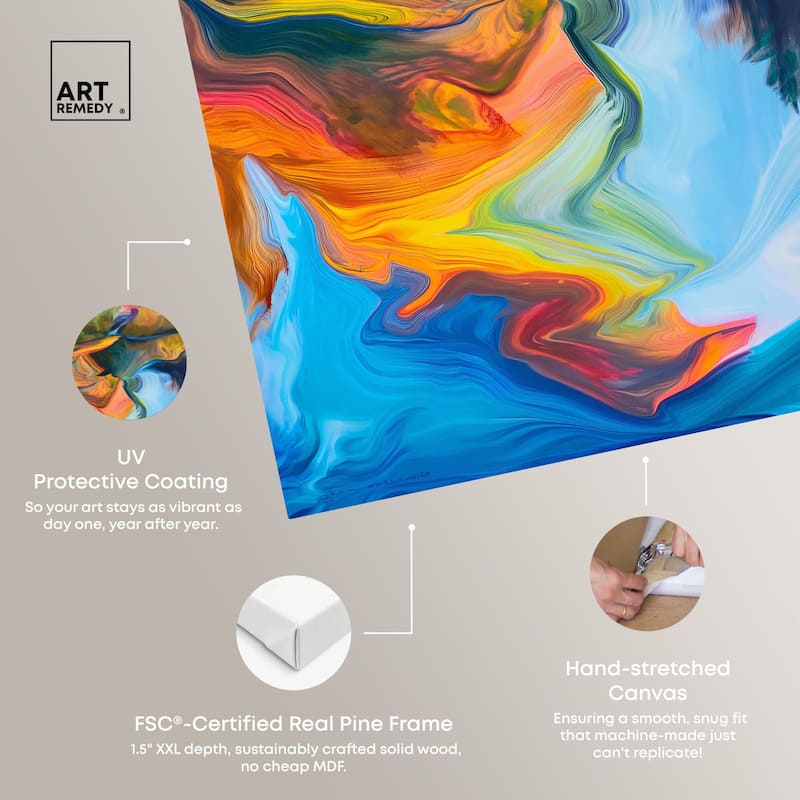Aurora's Embrace Canvas by Art Remedy, Gallery Wrapped