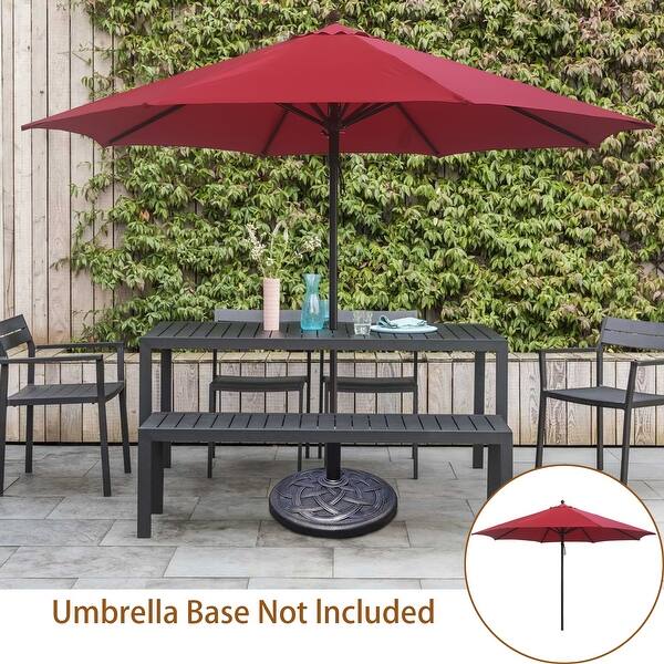benefitusa patio umbrella lower pole 33.5 x1.5 1.5" Diameter Replacement Extension Lower Pole for Patio Umbrella 33.5"