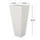 preview thumbnail 12 of 20, Ella Outdoor Modern Cast Stone Planter by Christopher Knight Home