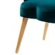preview thumbnail 51 of 64, HULALA HOME Morden Scalloped Velvet Arm Chair with Tufted Back
