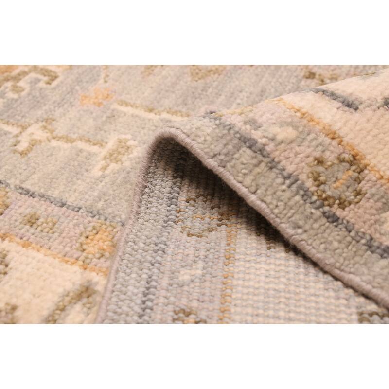 ECARPETGALLERY Hand-knotted Jules Serapi Grey Wool Rug - 7'7 x 9'10