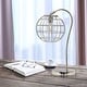 preview thumbnail 1 of 4, Lalia Home Arched Metal Globe Cage 1-light Table Lamp