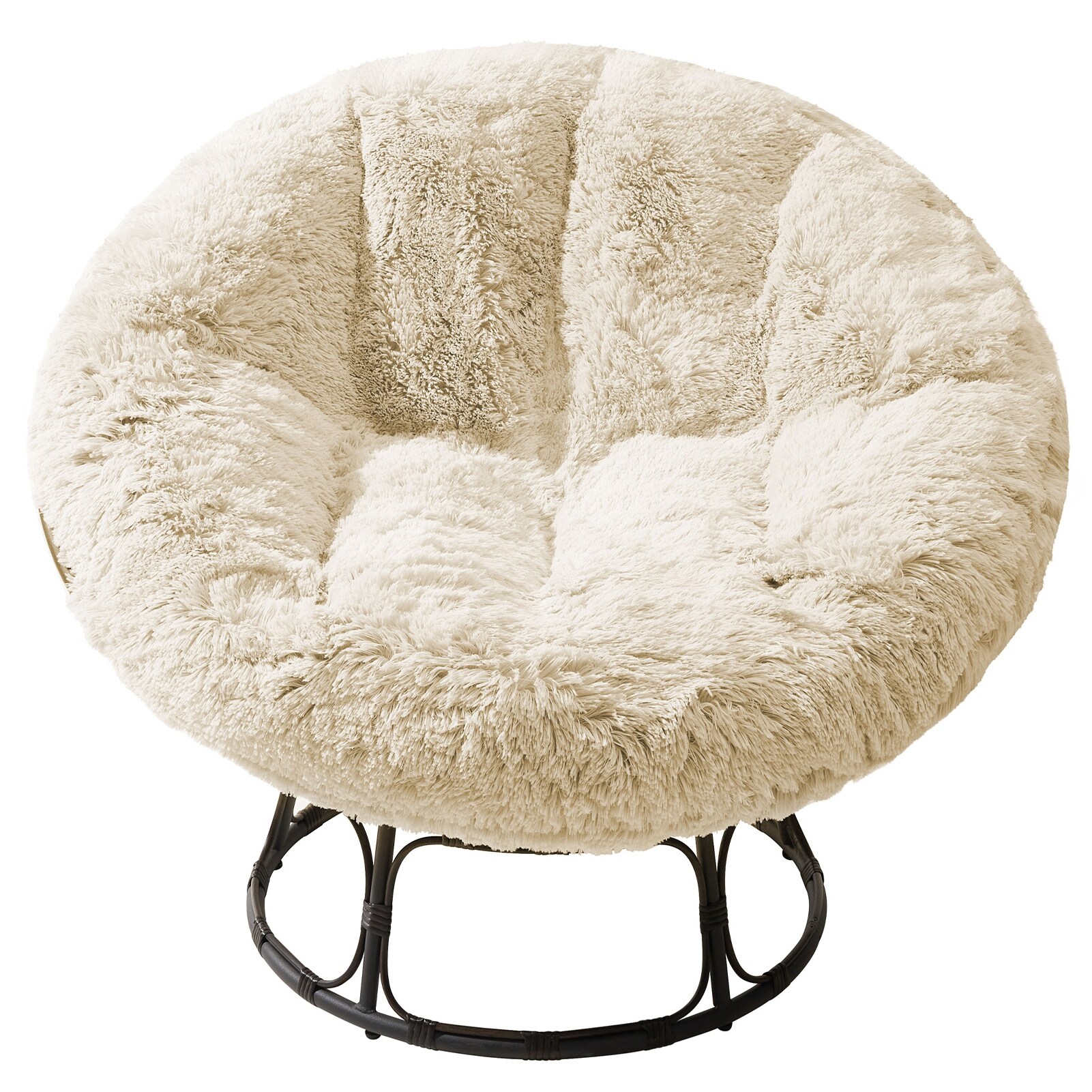 Fuzzy papasan cushion cover shop
