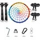 preview thumbnail 7 of 6, 40 inch Spider Web Saucer Swing Tree swing for Kids with 2 Hanging Straps
