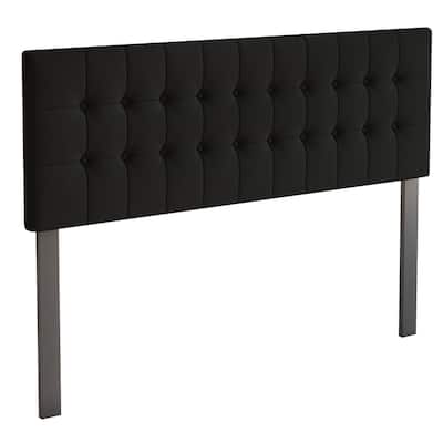 CraftPorch Linen Button Tufted Upholstered Adjustable Headboard