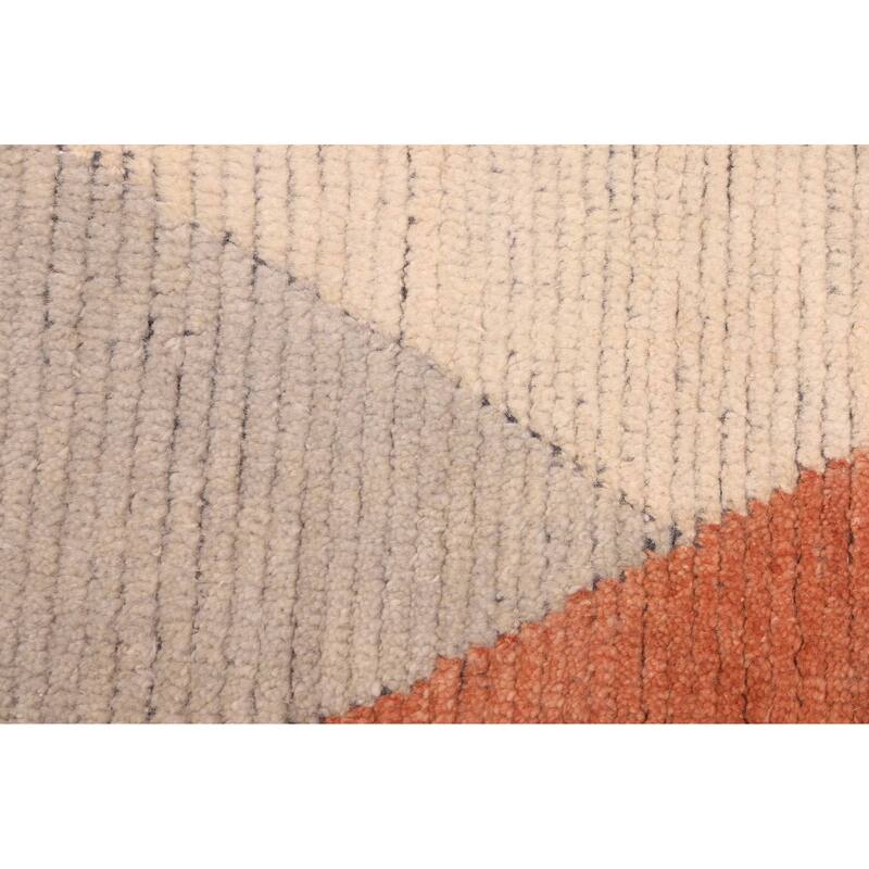 ECARPETGALLERY Hand-knotted Pak Finest Marrakesh Copper Wool Rug - 10'1 x 14'0