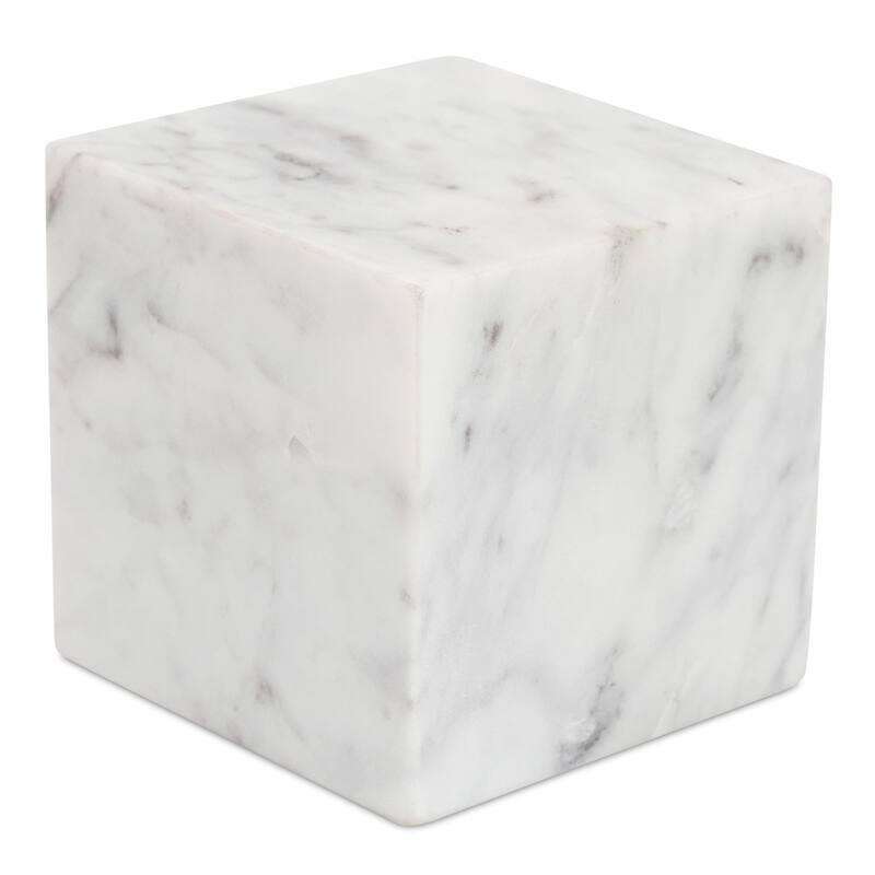 NADAAL STUDIOS Ysabel, Tabletop Accent, Banswara Purple White Marble