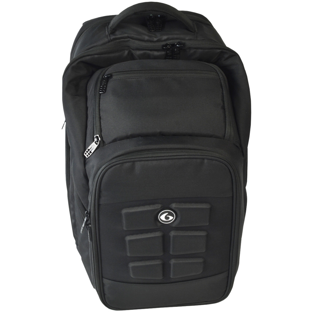 6 Pack Fitness Expedition 500 Meal Management Backpack Stealth Black