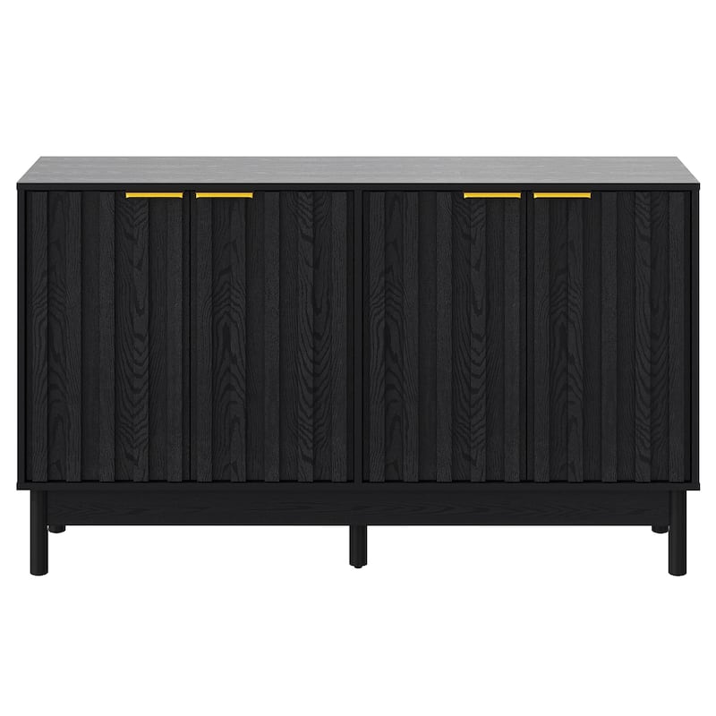 Buffet Cabinet with Doors and Adjustable Shelves