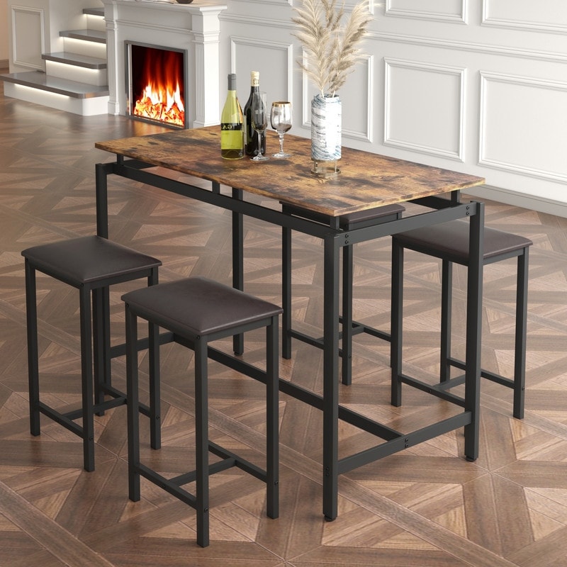 Bar table sale with 4 stools
