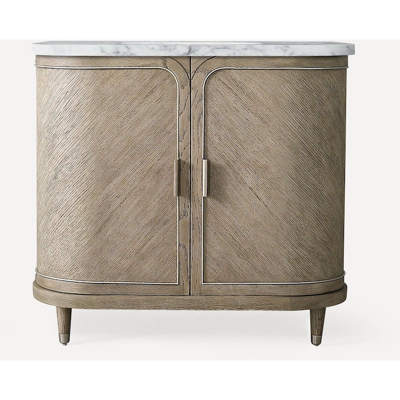 Robern CVRO36 Craft Series 36" Single Free Standing Vanity Cabinet - Brushed Pewter - Pewter Finish
