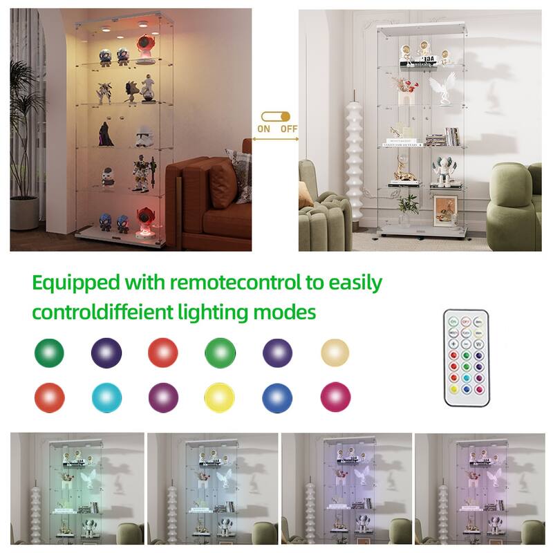 Tempered Glass Display Cabinet,Liquorcabinet,Storagecabinet,Filecabinet,With Paipai Lights,With Locks