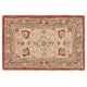preview thumbnail 19 of 35, SAFAVIEH Handmade Anatolia Adella Traditional Oriental Hand-spun Wool Rug 2' x 3' - Beige/Rust - Rectangle