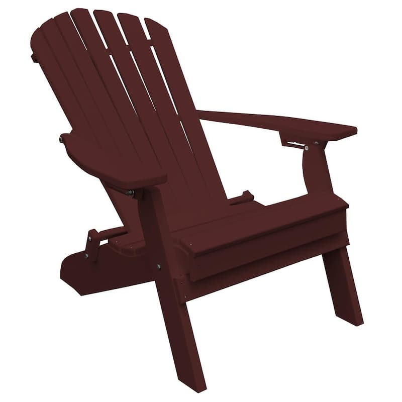 Poly Folding and Reclining Adirondack Chair - Cherrywood