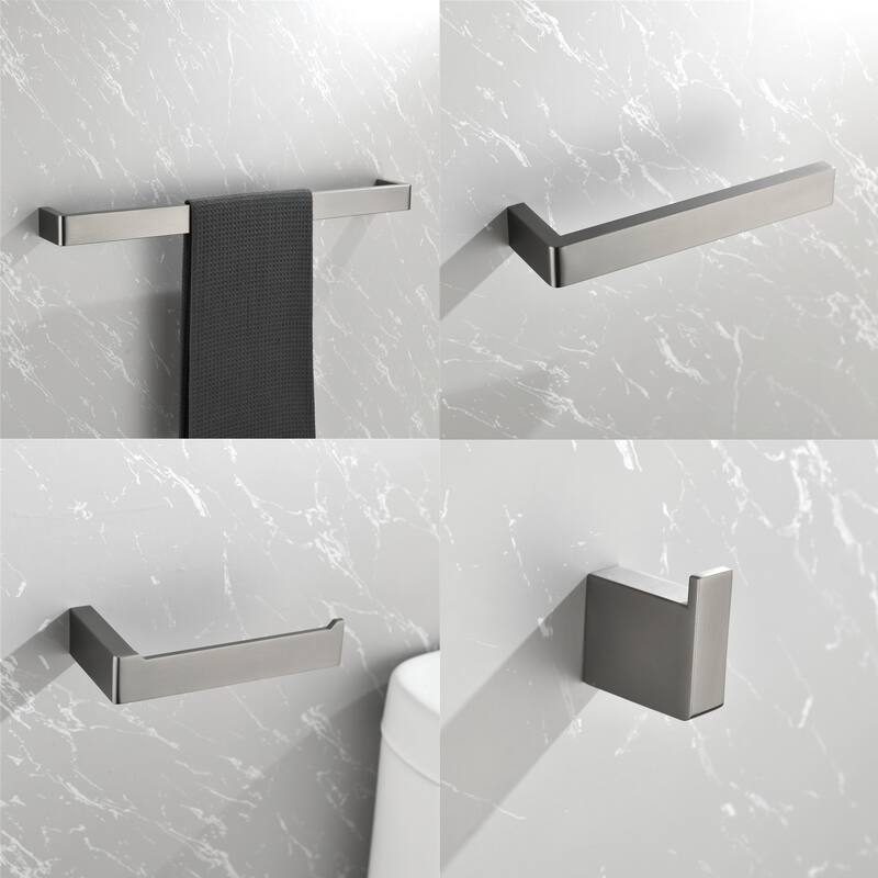 AITINKAN 5-piece Bathroom Hardware Set Towel Bar Set