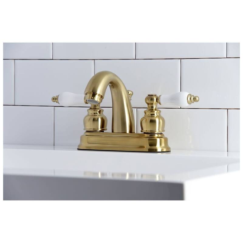 Kingston Brass Restoration 1.2 GPM Centerset Bathroom Faucet with