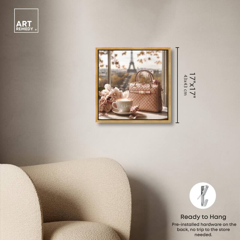 Glam by the Window Paris Canvas by Art Remedy