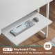 preview thumbnail 53 of 68, L Shaped Gaming Desk Computer Desk Corner Desk Pegboard Power Outlet