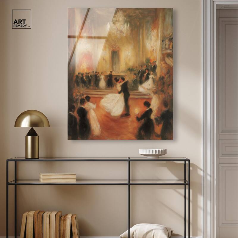 Ballroom Dance Acrylic by Art Remedy, Ready to Hang