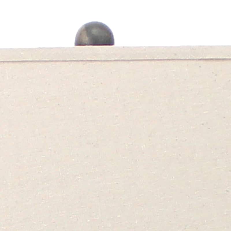 Clock Design Metal Table Lamp Set of 2 with Tapered Shade, Blue and Beige