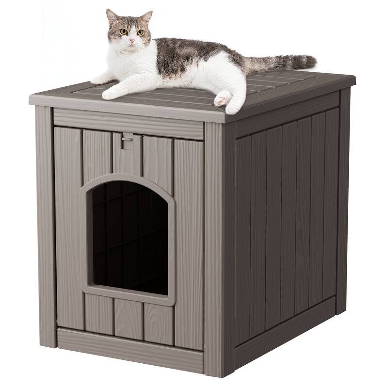 Waterproof Resin Cat House