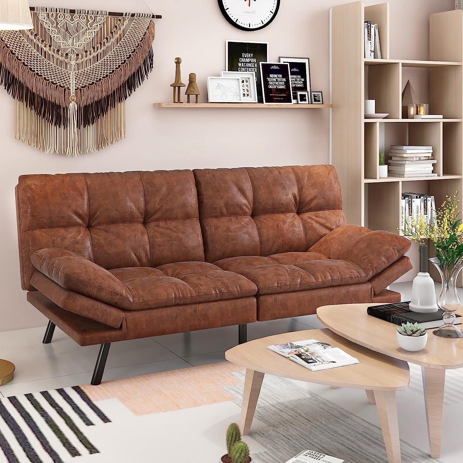 Memory foam futon sofa sale