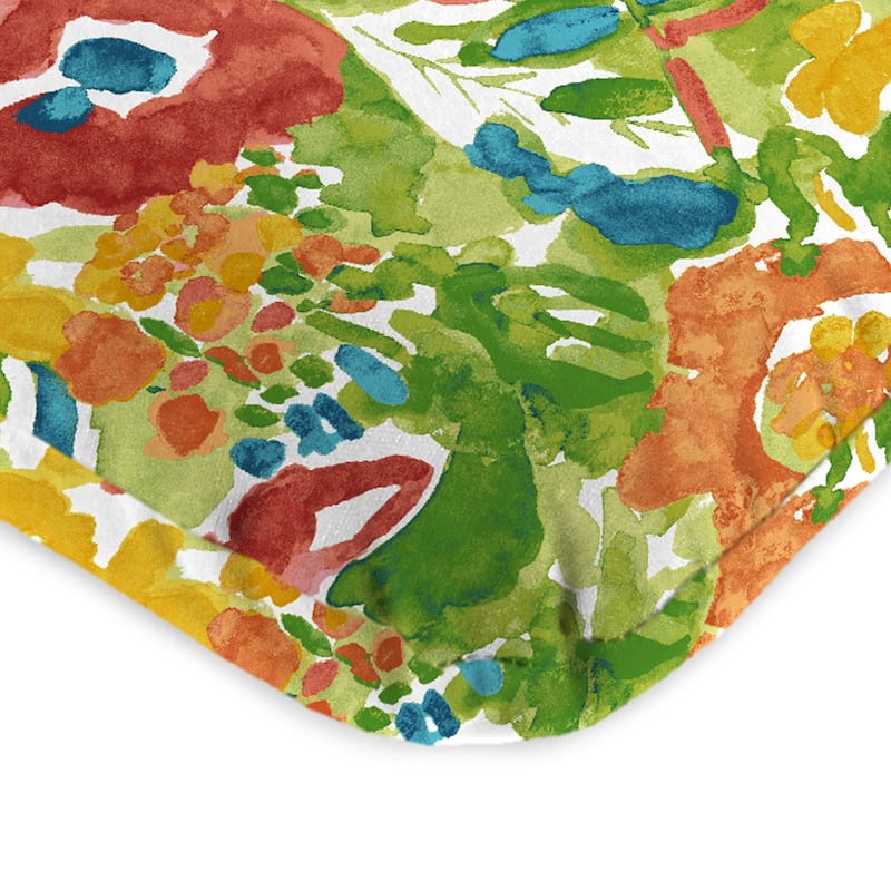 22" x 45" Outdoor Chair Cushion with Ties and Loop - 45'' L x 22'' W x 5'' H