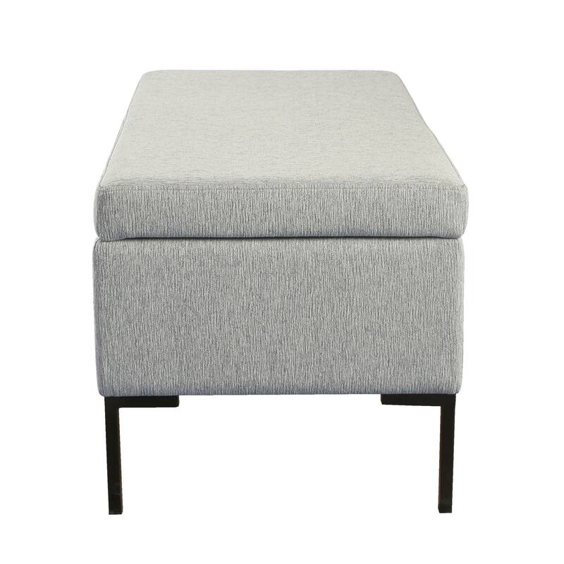HomePop Storage Bench with Metal Legs