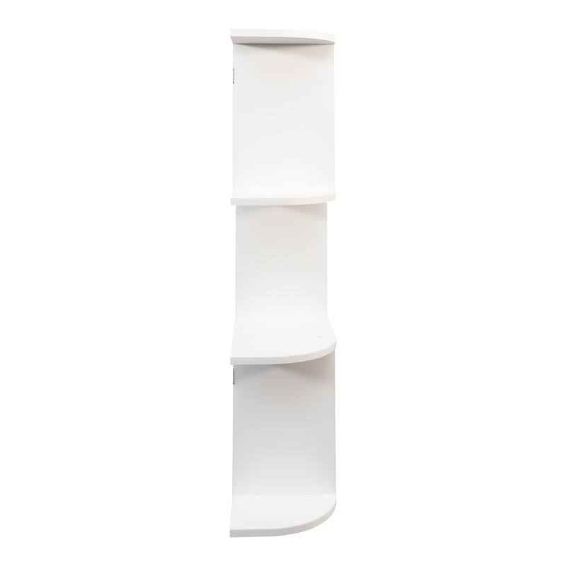 Wall Mounted 3 Tier Wine Rack,Storage Rack with Wine Glass Holder