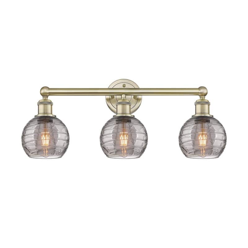 Innovations Lighting 616-3W 10 24 Athens Deco Swirl Vanity Athens Deco