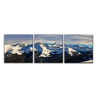 Ready2HangArt 'Icy Escape' 3-Piece Wrapped Canvas Art Set