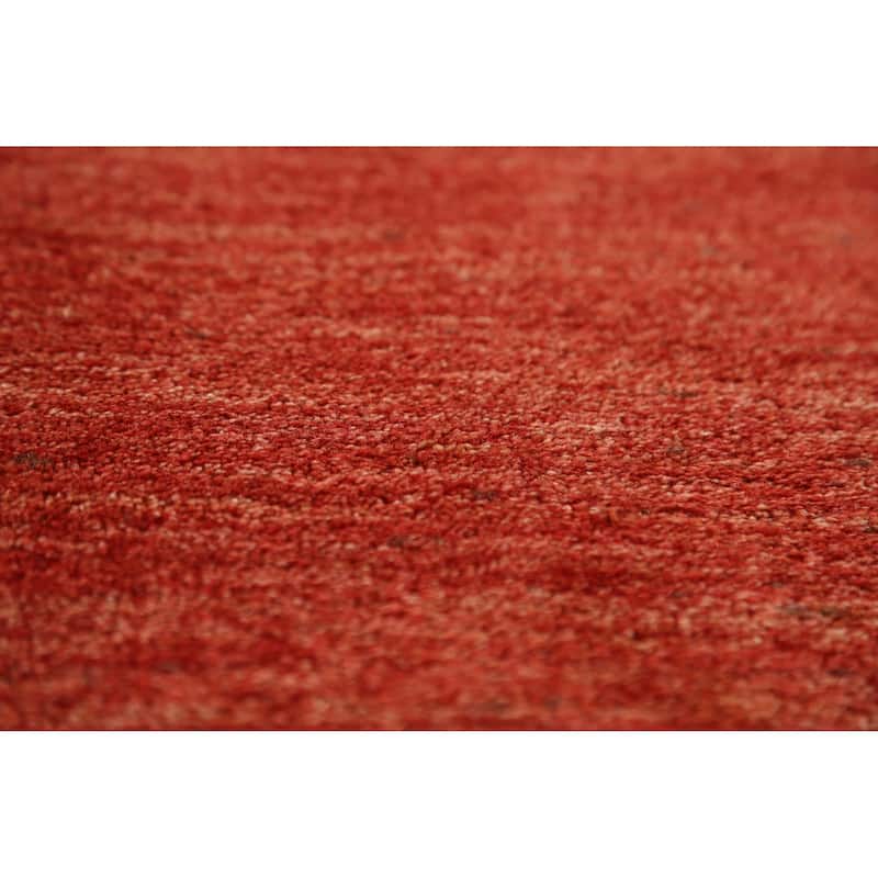 Tribal Gabbeh Persian Rug Handmade Wool Carpet - 5'8"x 7'4"