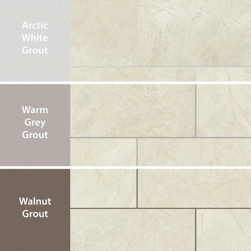 Merola Tile Reve Beige 11-3/4" x 23-1/2" Porcelain Floor and Wall Tile