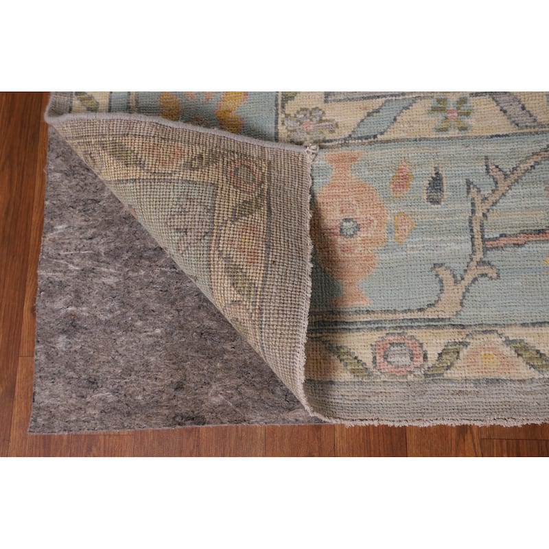 Oushak Turkish Area Rug Vegetable Dye Hand-Knotted Wool Carpet - 8'0" x 10'0"