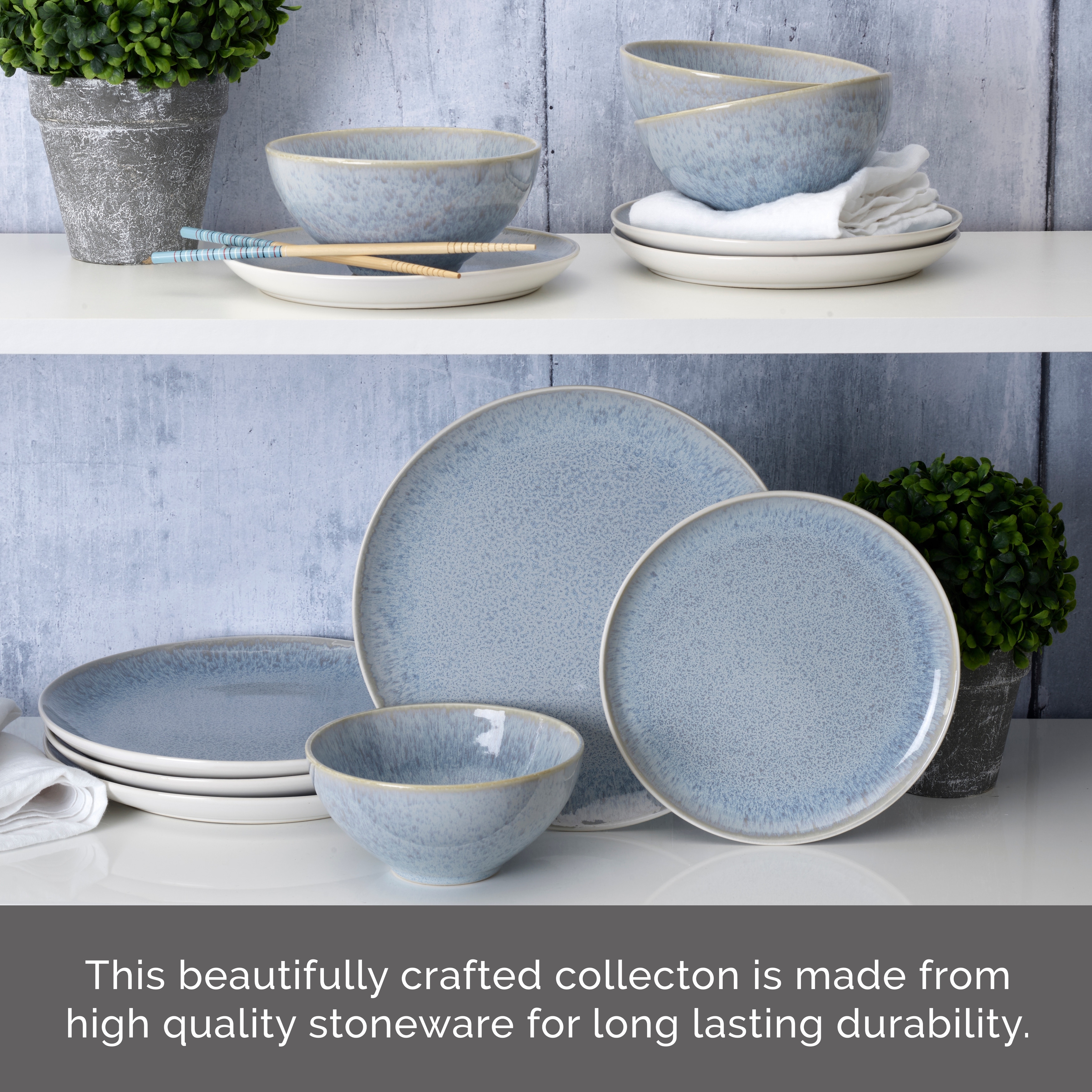 Mikasa Brody 12PC Dinnerware Set Service for 4