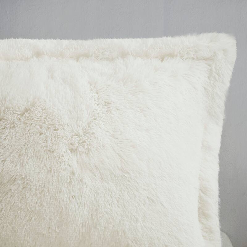 Leena Shaggy Fur Duvet Cover Set by Intelligent Designs