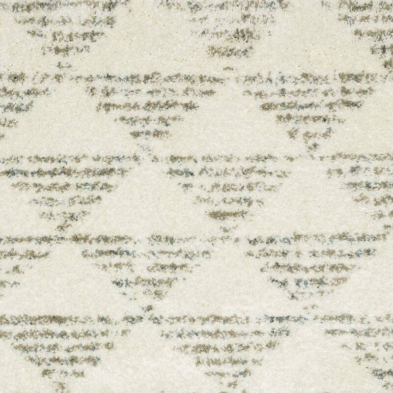 HomeRoots Geometric Transitional Runner Area Rug