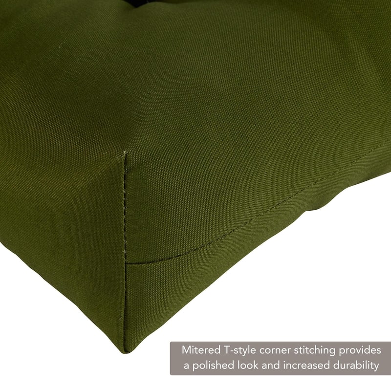 44-inch Outdoor Hunter Green Swing/ Bench Cushion
