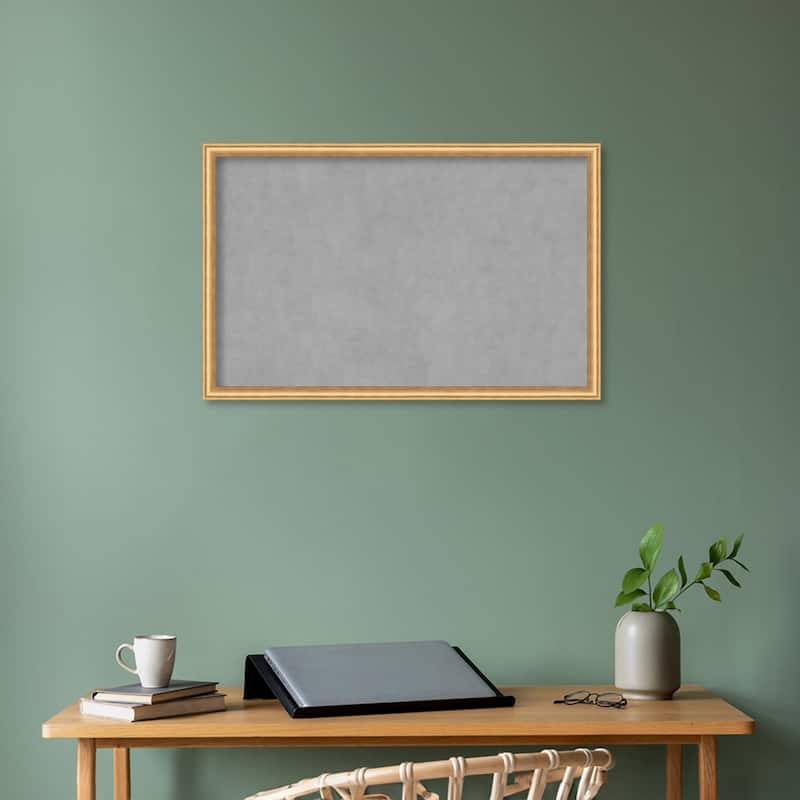 Amanti Art Salon Scoop Gold Framed Magnetic Board